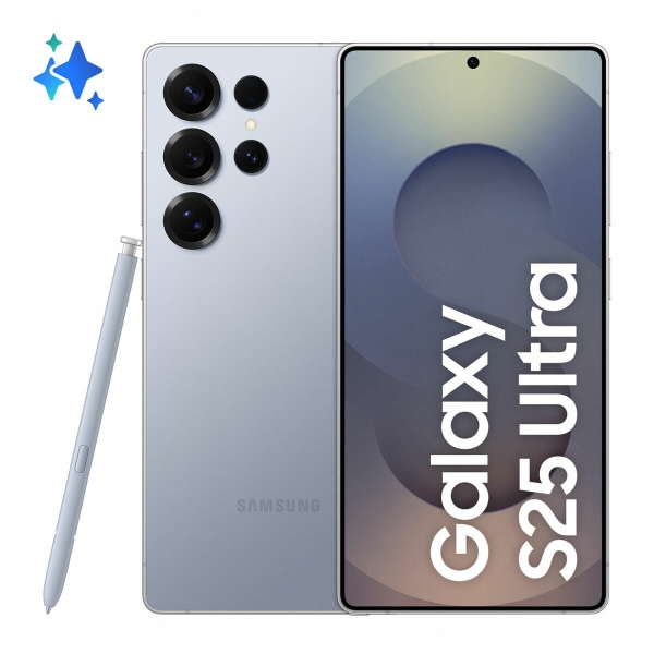 Smartphone Samsung Galaxy S25 Ultra 12 GB RAM 256 GB Blau Silberfarben 6,9″ Q
