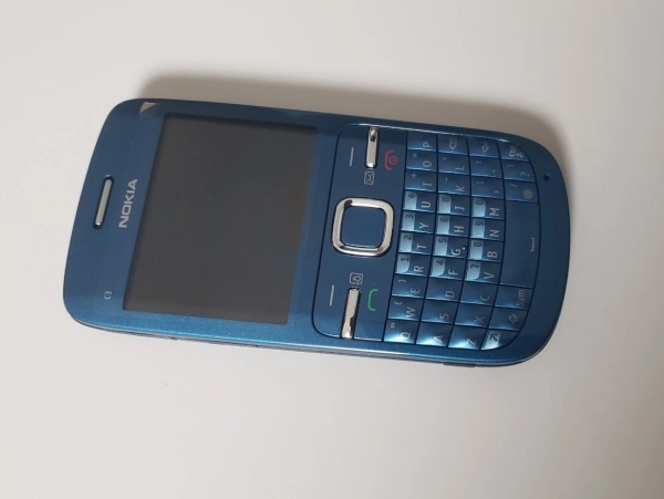 Nokia C3-00 Smartphone (entsperrt) blau selten