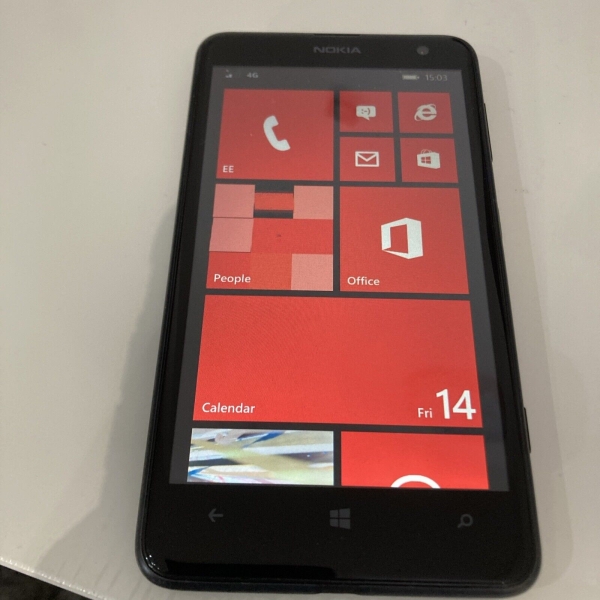 Nokia Lumia 625 Smartphone (entsperrt) 4G Handy – Schwarz Top Zustand