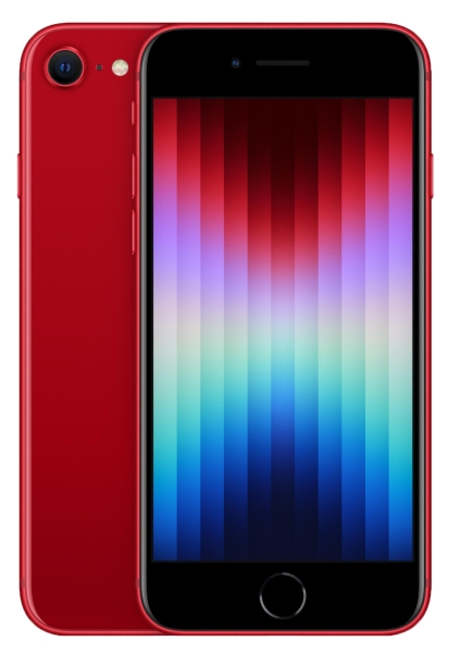 Smartphone Apple iPhone SE 2022 64 GB rot Handy Ohne Vertrag Mobile iOS