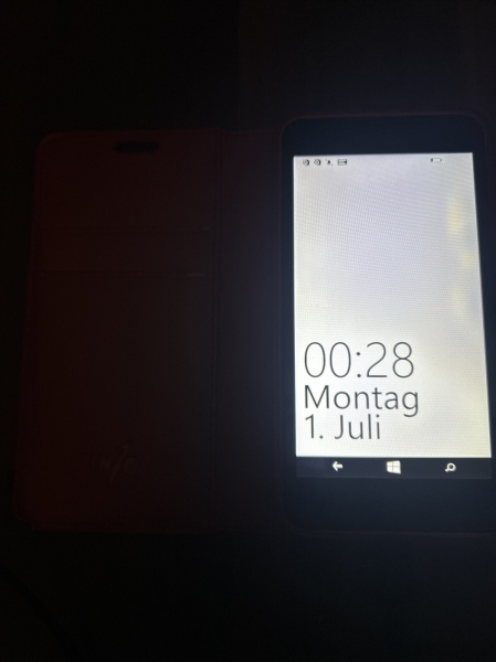 Nokia  Lumia 630 Dual SIM – 8GB – Orange (Ohne Simlock) Smartphone