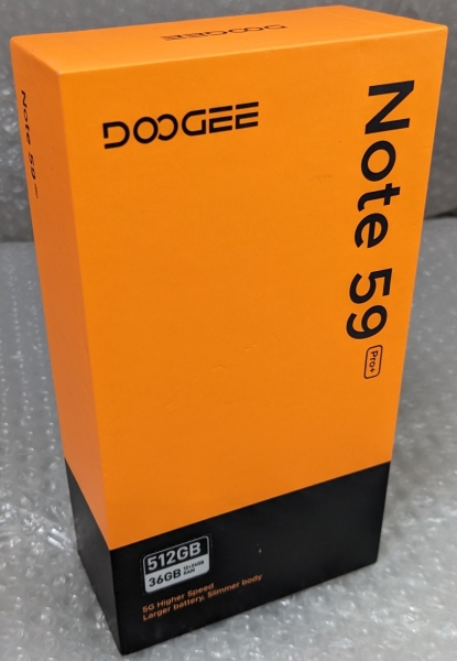 Doogee Note 59 Pro+ 6,7″ HD+ 120Hz 5G Android Smartphone 12+512GB entsperrt schwarz