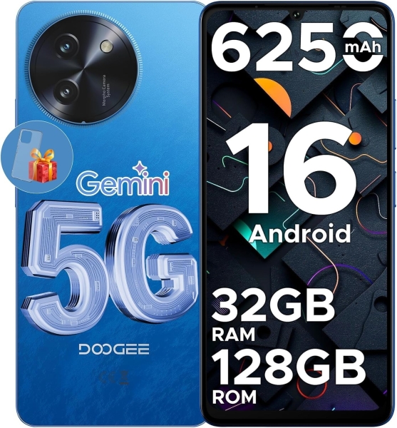 DOOGEE Note 59 Android 16 Handys, 5G Smartphone mit Gemini AI, 120Hz, 62