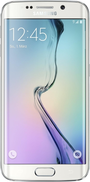 Samsung Galaxy S6 Edge Smartphone 5,1 Zoll Android weiß „gebraucht“