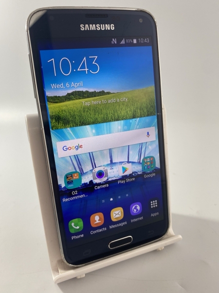 Samsung Galaxy S5 schwarz O2 Netzwerk 16GB 5,1″ Android Smartphone gesprungen