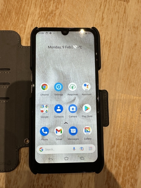 Doro 8100 schwarz entsperrt 32GB Android Smartphone