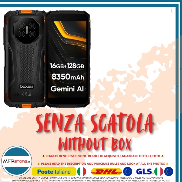 Smartphone DOOGEE Fire 3 Pro Robust 16GB+128GB, Android 15 Ohne Verpackung