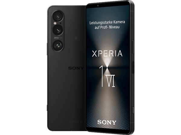 SONY XPERIA 1 VI 256 GB Schwarz Dual SIM Smartphone Handy