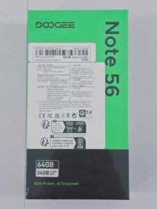 Doogee Note 56 Handy 24GB+64GB 6150mAh 6,56″ Smartphone 4G LTE