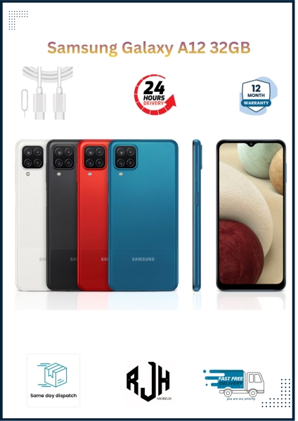 Samsung Galaxy A12 32GB Smartphone entsperrt makelloser Zustand A+++ alle Farben