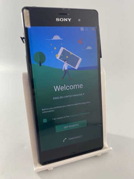 Sony Xperia Z3 schwarz O2 Netzwerk 16GB 5,2″ Android Smartphone Defekt #C11