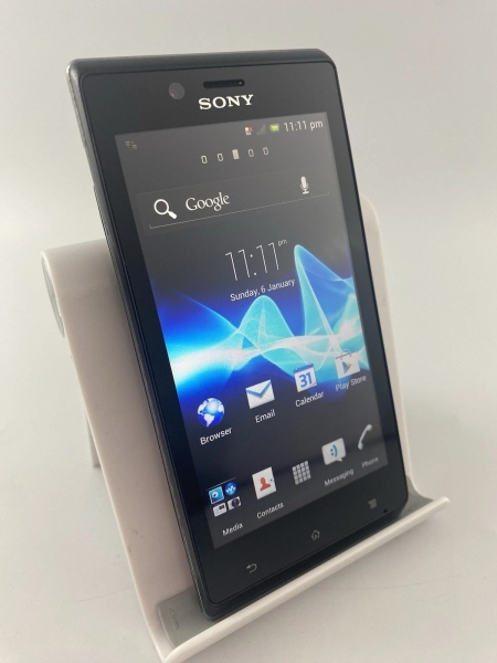 Sony Xperia J (ST26i) schwarz Drei Netzwerke 8GB Android Touchscreen Smartphone