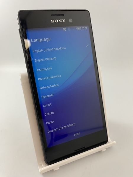 Sony Xperia M4 Aqua schwarz entsperrt 8GB 5,0″ 13MP Android Smartphone Defekt #C17