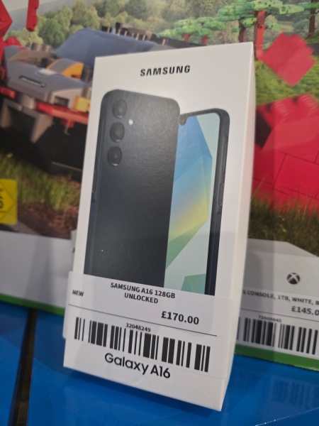 Neu Samsung Galaxy A16 Smartphone 128GB entsperrt 4G Dual Sim schwarz simfrei