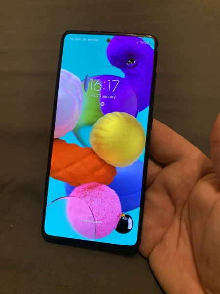 Samsung Galaxy A51 schwarz entsperrt 64GB 6,5″ 48MP 4GB Android Smartphone gesprungen