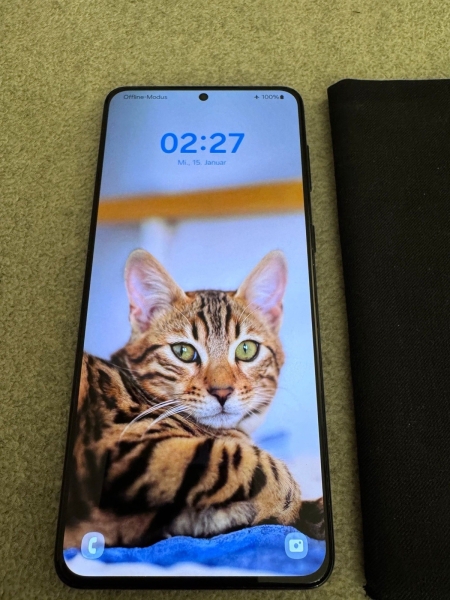 Samsung S21 plus 5g 128g Smartphone in schwarz mit OVP, TOP Zustand