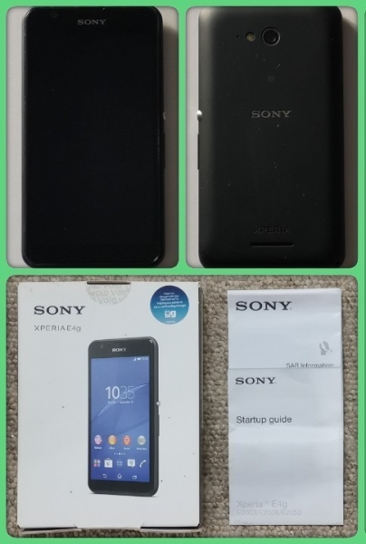 Sony Xperia E4g (E2003) Smartphone in OVP **FUNKTIONIERT NICHT**