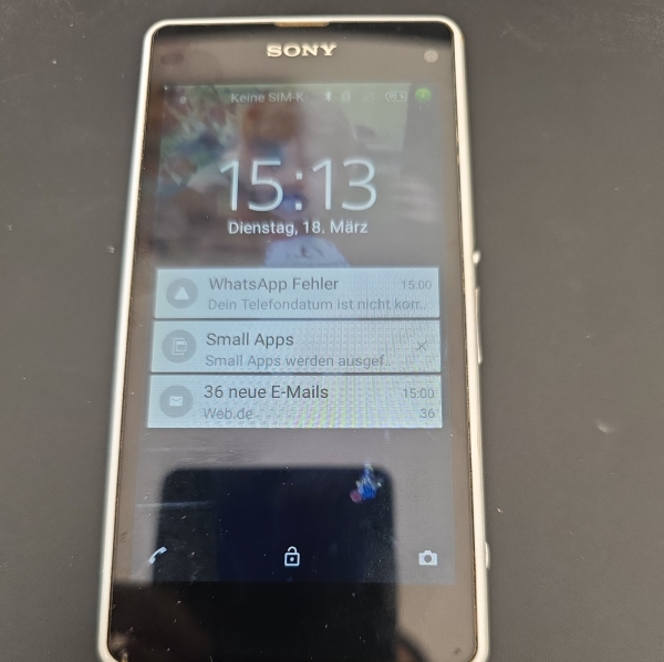 Sony Xperia Z1 Compact D5503 – 16GB – Weiß Smartphone