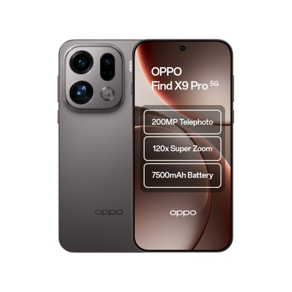 Oppo Find X9 Pro 5G 6,7″ Dual SIM Android 16 16GB RAM 512GB Speicher anthrazit