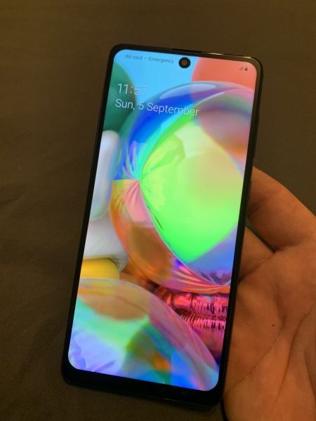 Samsung Galaxy A71 128GB Prism Crush Black (entsperrt) Smartphone Beschreibung lesen