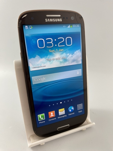 Samsung Galaxy S3 braun unbekanntes Netzwerk 16GB 4,8″ Android Smartphone gesprungen