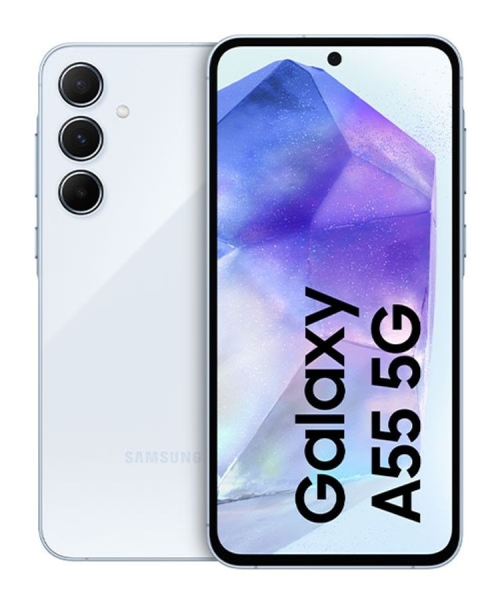 Samsung Galaxy A55 5G 256GB (A556B) Awesome Ice Blue – Dual Sim Smartphone