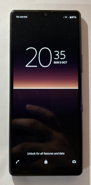 Sony Xperia L4 64GB schwarz entsperrt Smartphone „funktioniert gesprungen“