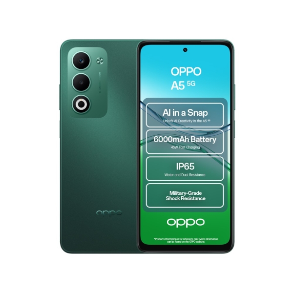 Oppo A5 5G 6,67″ 4GB RAM 128GB Speicher ColorOS Dual Sim Smartphone schwarz grün