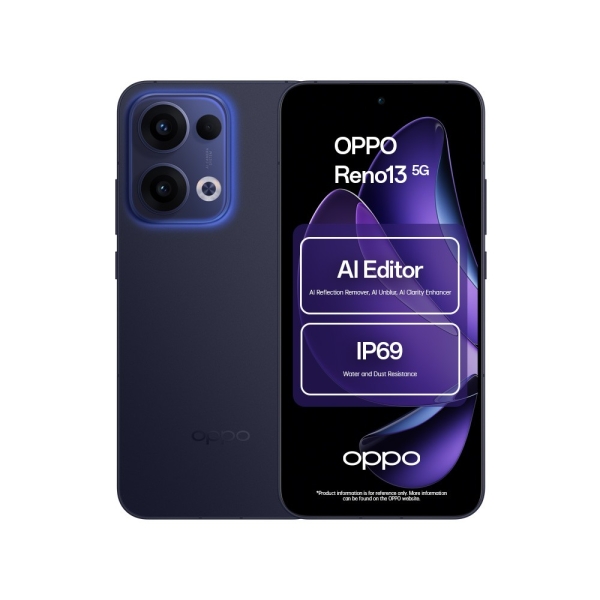 Oppo Reno13 5G Dimensity 8350 12GB RAM 256GB ROM 6,59″ AMOLED Smartphone – Blau