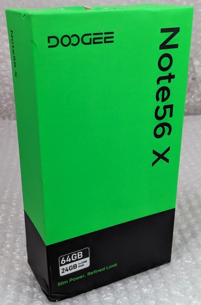 Doogee Note56X 6,56″ IPS HD+ 90Hz Android 16 Smartphone 3+64GB entsperrt – schwarz.