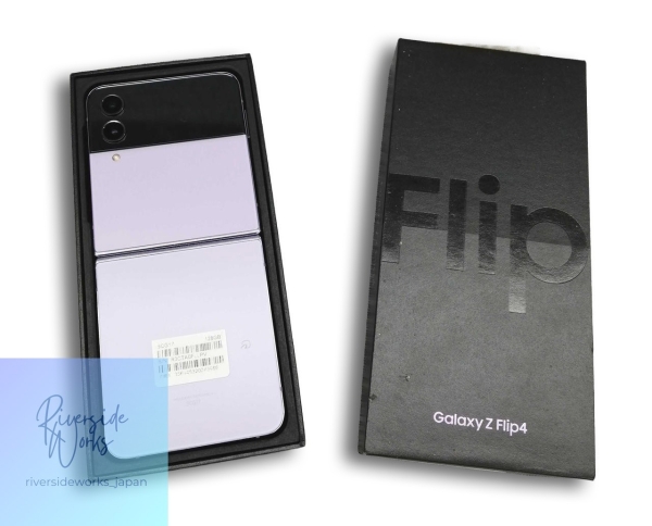 Samsung KDDI Galaxy Z Flip4 SCG17 – entsperrtes Smartphone – stilvoll