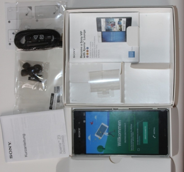 Sony Xperia Z3 Silber Grün Smartphone Android ohne Branding ohne SIMlock