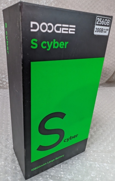 Doogee S Cyber 6,58″ FHD+ IPS Android Smartphone 8+256GB 10800mAh entsperrt schwarz