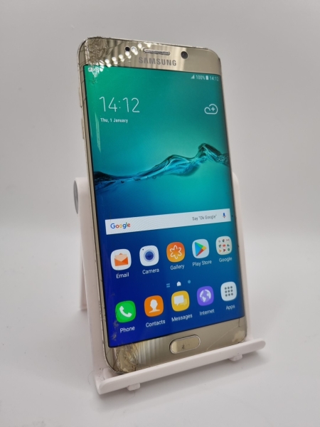 Samsung Galaxy S6 Edge Plus Gold entsperrt 32GB 4GB Android Smartphone gesprungen