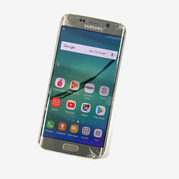 Samsung Galaxy S6 Edge 32GB Gold Platinum Entsperrt DEFEKT STROMPROBLEM 797