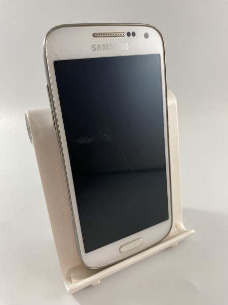 Samsung Galaxy S4 mini weiß 8GB 4,3″ Android Smartphone gesprungen defekt #D
