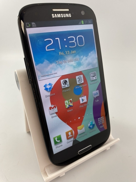 Samsung Galaxy S3 blau entsperrt 16GB 4,8″ 8MP Android Smartphone Defekt #C17