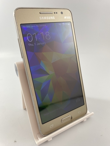 Samsung Galaxy Grand Prime VE Gold entsperrt 8GB Android Smartphone Defekt #C16