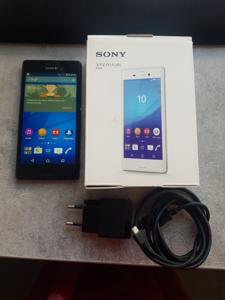 Sony  Xperia M4 Aqua E2303 – 8GB – Schwarz (Ohne Simlock) Smartphone
