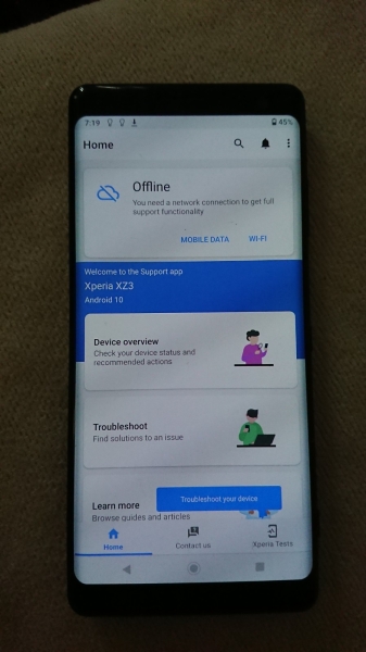 Sony Xperia XZ3 – H8416 – Android 10 Smartphone #C
