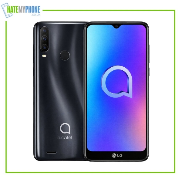 Alcatel 3L 2020 Dark Chrome entsperrt 64GB Dual SIM 6,22″ 48MP Android Smartphone