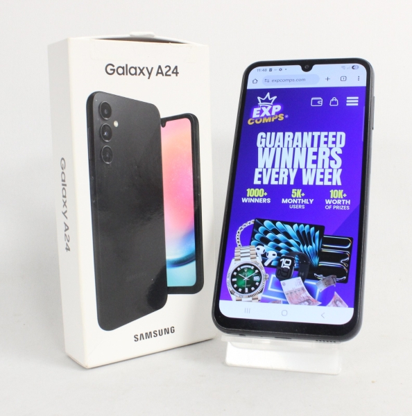 Samsung Galaxy A24 128GB Android Smartphone – Netzwerk entsperrt – schwarz (B)