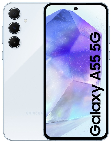 Samsung A55 5G Smartphone 6,6″ Android Handy SIM frei 256GB Ice Blue