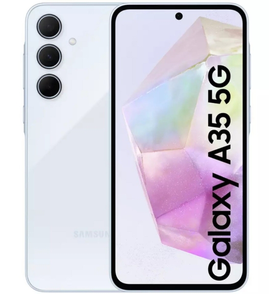 Samsung A35 5G Smartphone Android 6,6 Zoll Handy 256GB SIM frei Ice Blue