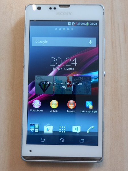 Sony Xperia C5303 entsperrt, 5GB weiß Smartphone