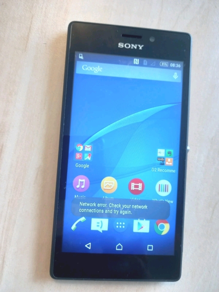 Sony Xperia D2303 8GB T.Mobile EE schwarz Smartphone