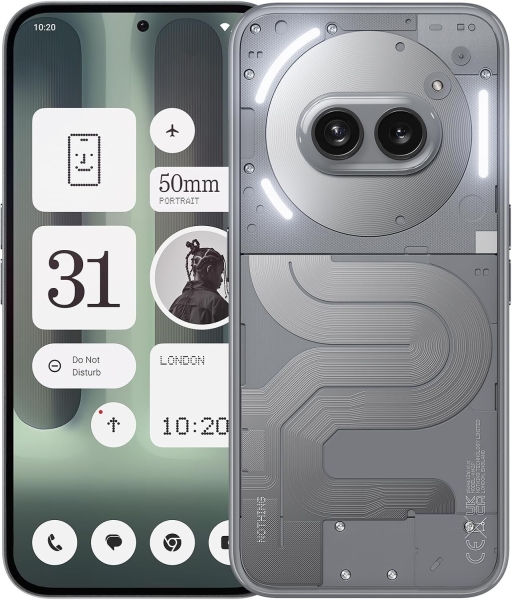 Handy Smartphone Nothing Phone 2a Plus 5G 6,7 “ 12 + 256GB Grau Grey