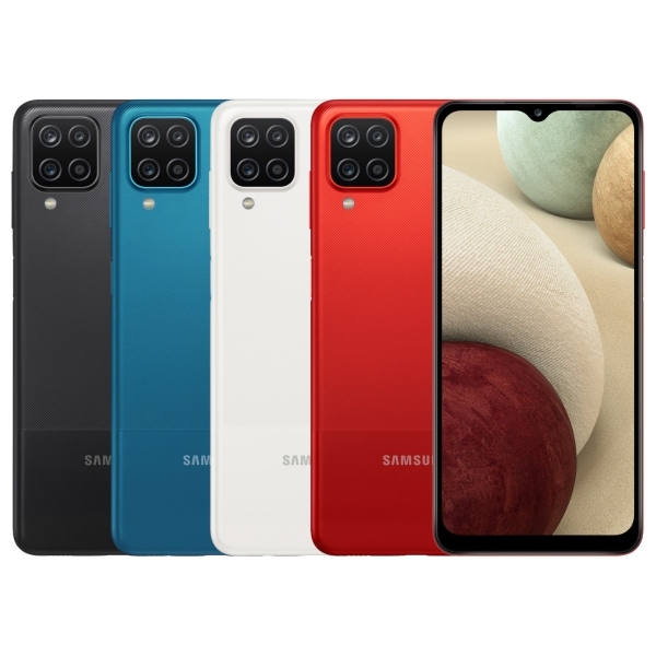 Samsung Galaxy A12 32GB schwarz/rot Android Smartphone entsperrt makellos A+ bewertet