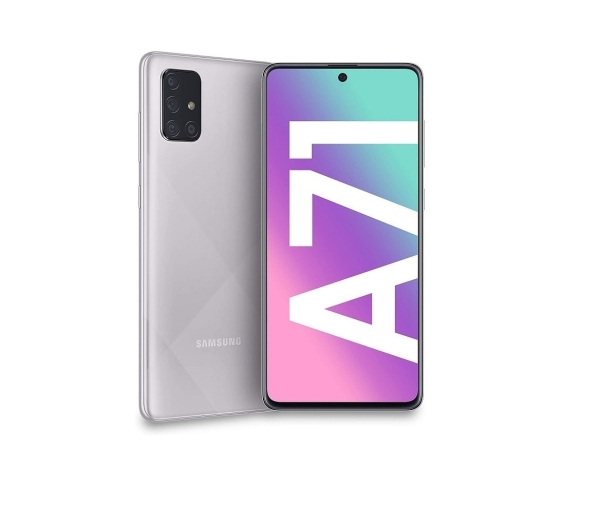 SMARTPHONE SAMSUNG GALAXY A71 SM A715F 128GB DUAL SIM 6,7″ 4G LTE CRUSH SILVER