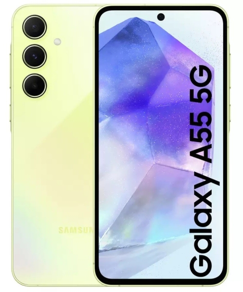 Samsung A55 5G Smartphone 8GB RAM 6,6 Zoll Android 256GB SIM frei Zitronengelb